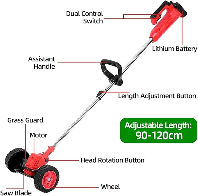 Rechargable electric grass cuter